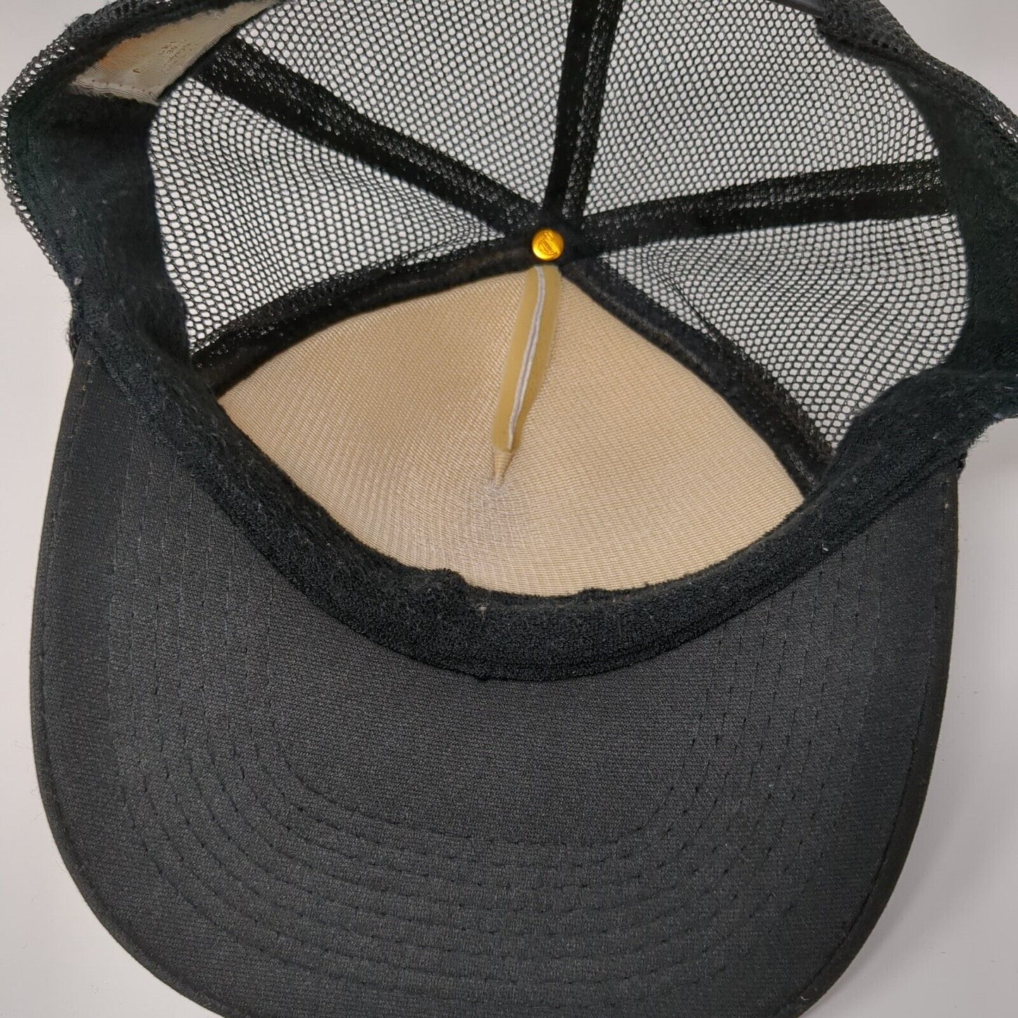 Alaska Snapback Mesh Back Rope Trucker Hat Black One Size Otto