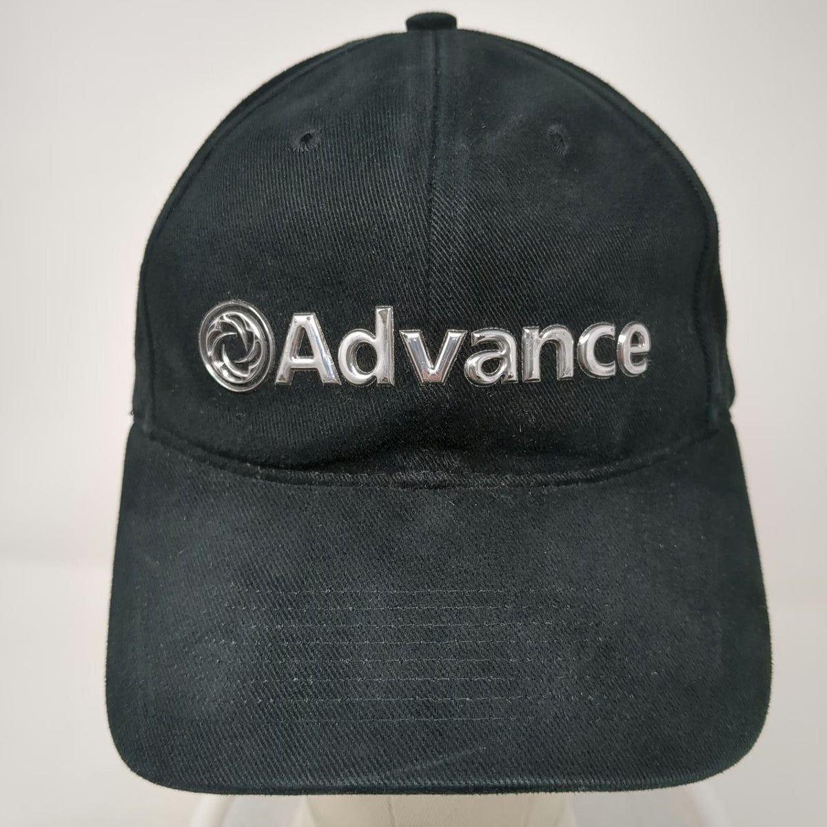 Kelly Promotions Advance Logo Baseball Cap Black One Size Metallic Emblem Hat
