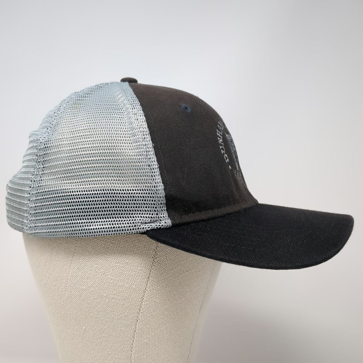 DRI DUCK Trucker Hat Black One Size Dunham Cellars Winery Mesh Back Snapback