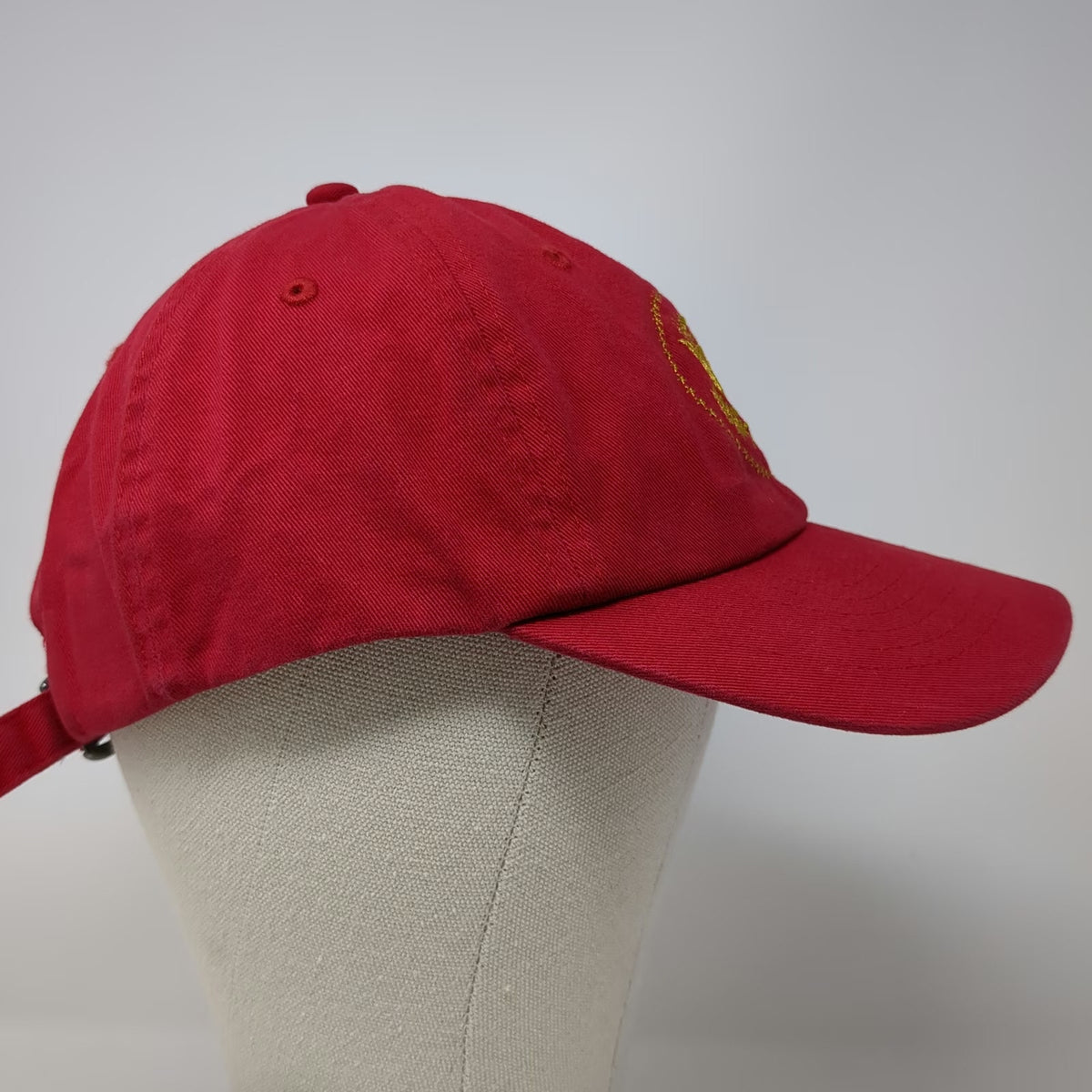 Baseball Cap Red One Size Great Seal US Eagle White House Association Hat Gold