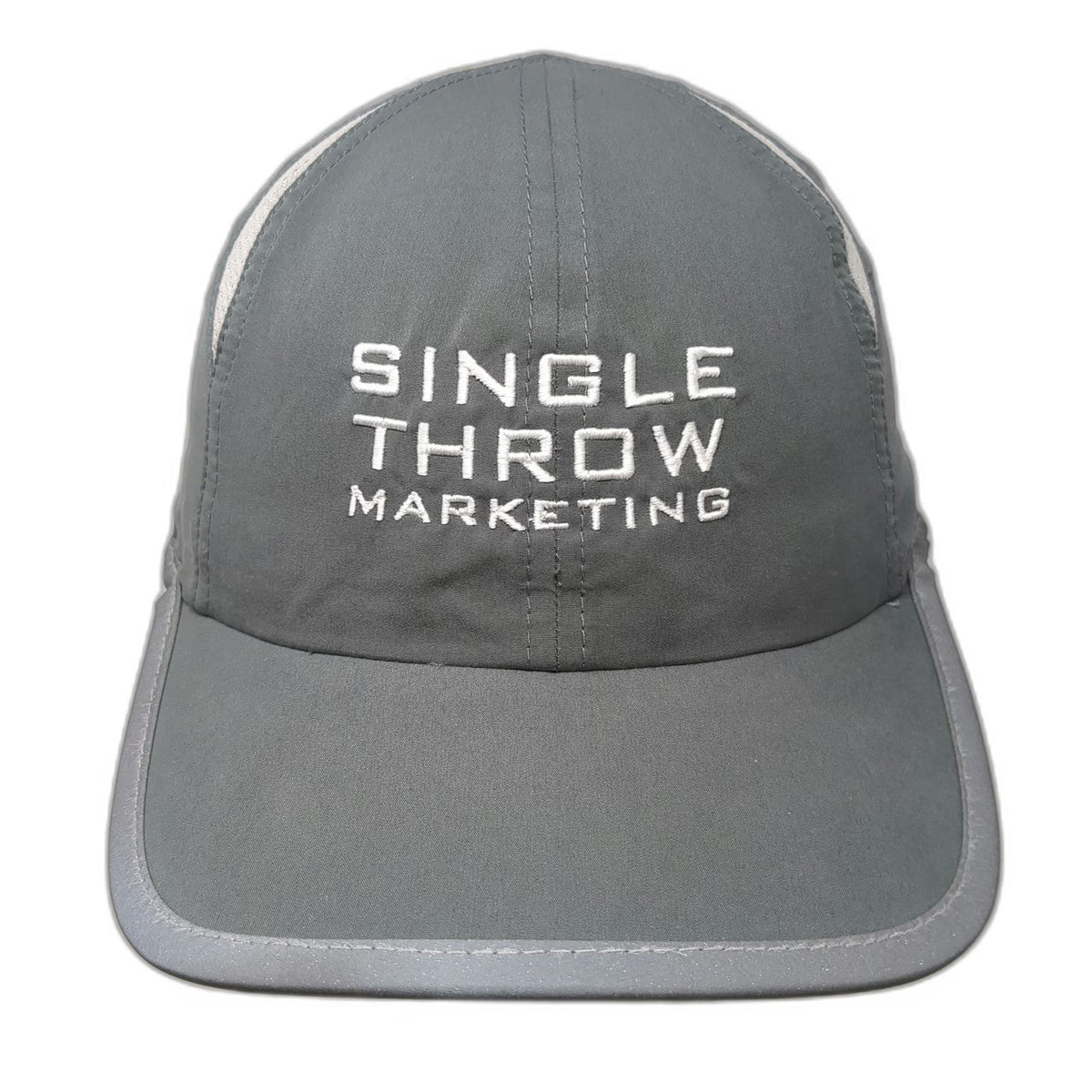 Big Accessories Baseball Cap Gray One Size Single Throw Marketing Reflective Hat
