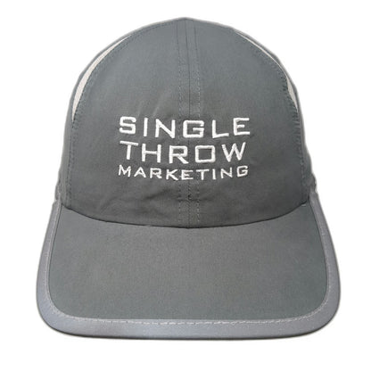 Big Accessories Baseball Cap Gray One Size Single Throw Marketing Reflective Hat