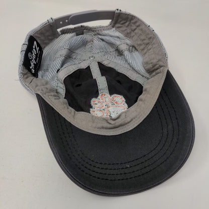 Clemson Tigers Snapback Mesh Back Trucker Hat Multi One Size Colorblock