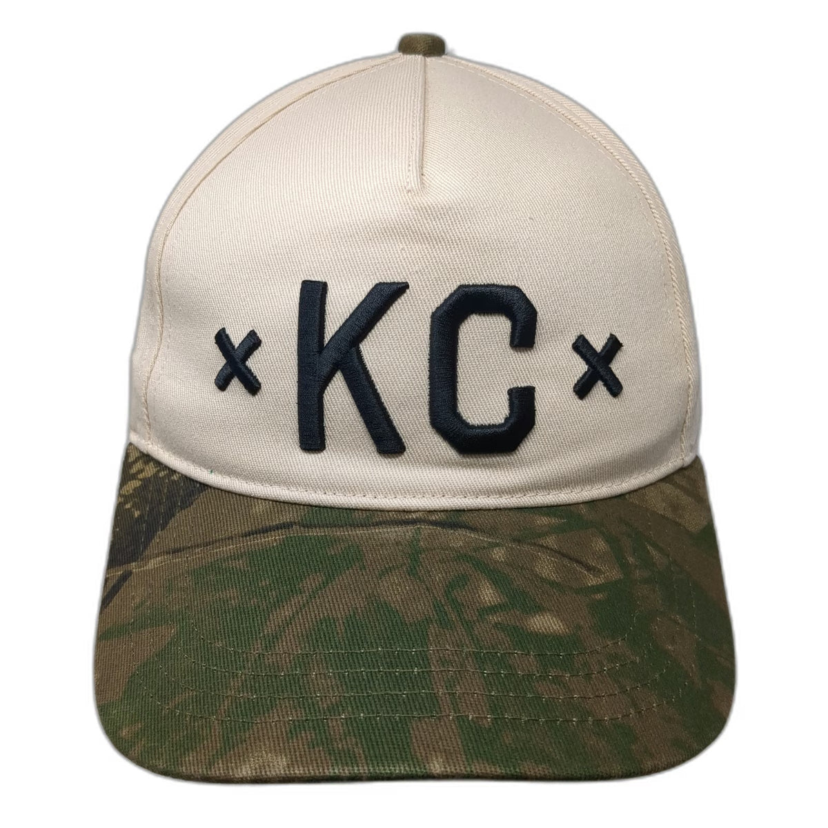 Made Mobb 5 Panel Beige One Size Camo Brim God Bless The Midwest Hat