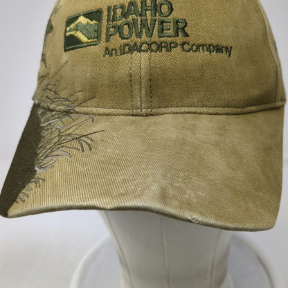 DRI DUCK Baseball Cap Brown One Size Idaho Power Deer Graphic Strapback Hat