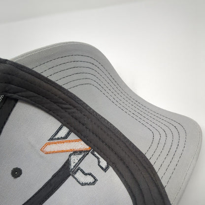 Ness Campbell Crane Rigging Strapback Trucker Hat Gray OS Mesh Back Towsleys