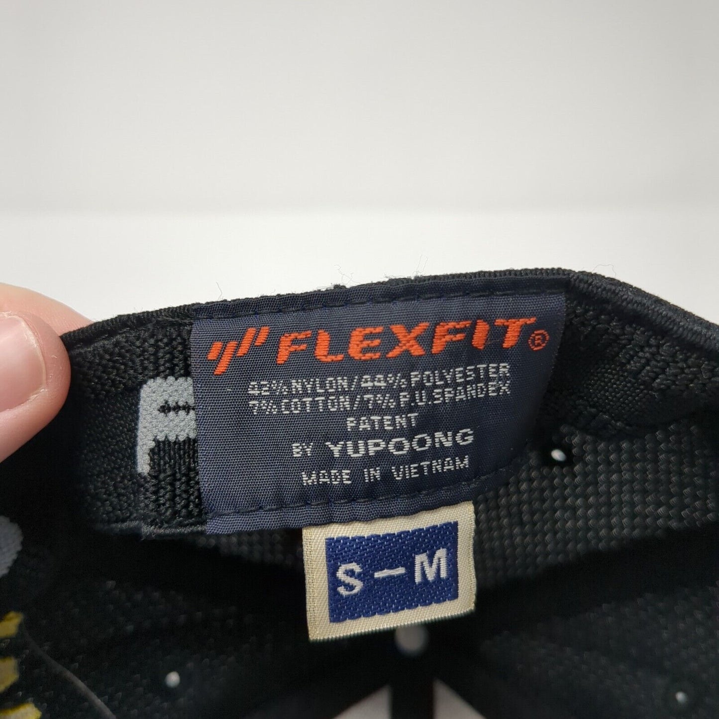 Medicine Man Fitted Hat Black S/M Embroidered Flexfit Breathable Yupoong