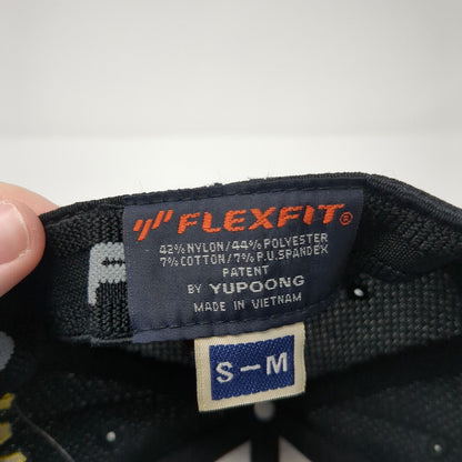 Medicine Man Fitted Hat Black S/M Embroidered Flexfit Breathable Yupoong