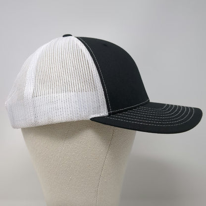 Richardson Trucker Hat Black One Size KB Home Construction Logo Mesh Snapback
