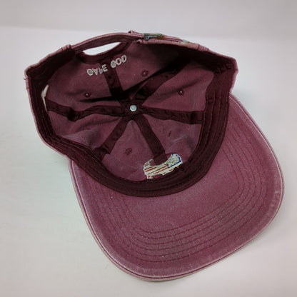Cape COD Massachusetts Slideback Hat Red OS Adjustable Embroidered Patriotic