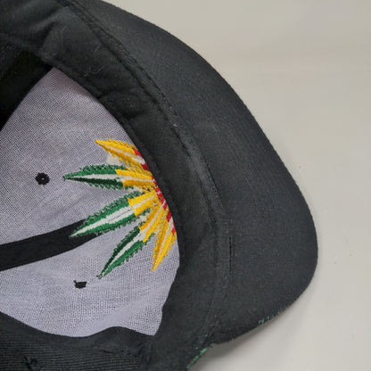 Marijuana Cannabis Weed Snapback Hat Multi One Size Embroidered Adjustable