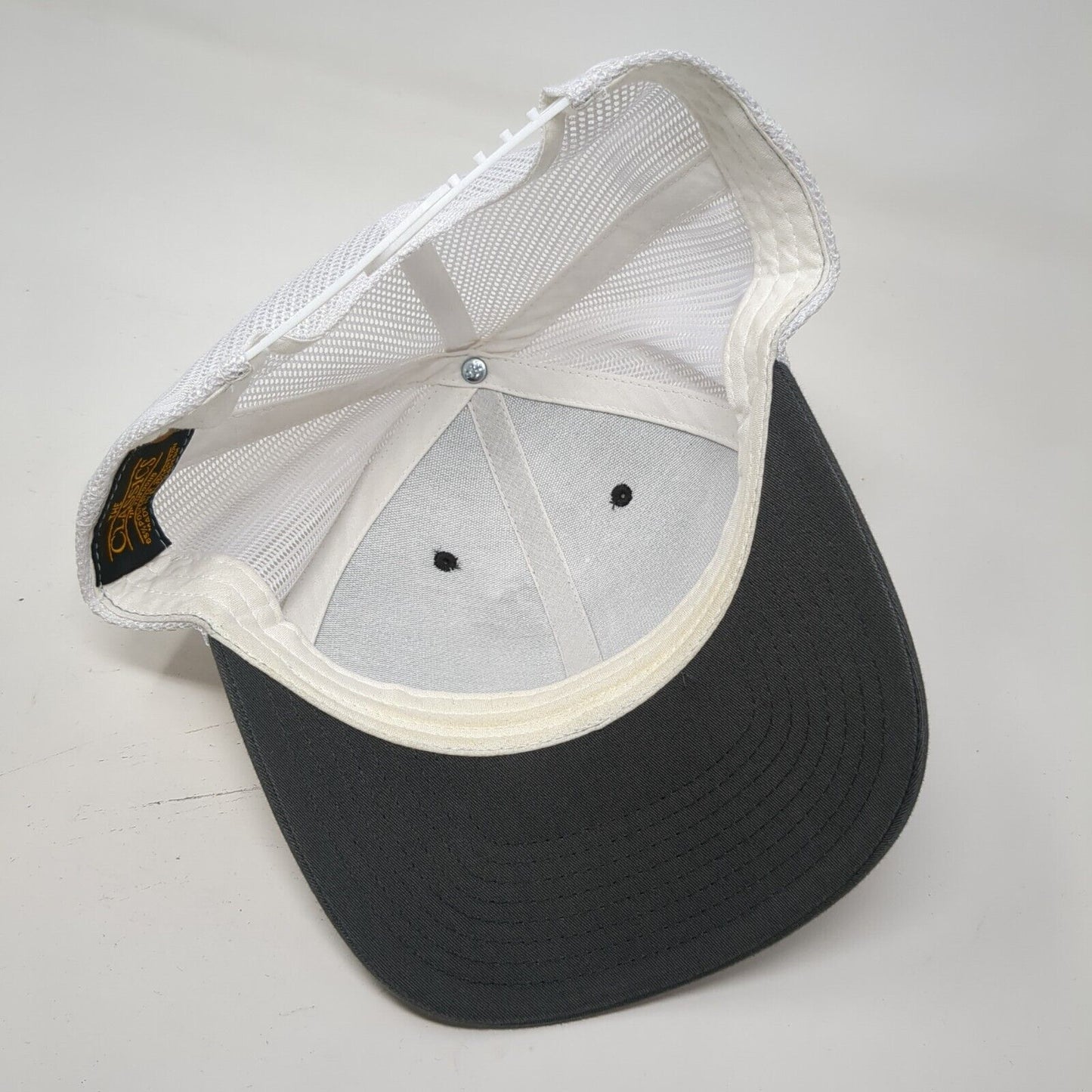 The Classics Yupoong Snapback Trucker Hat Gray OS Adjustable Mesh Back Blank