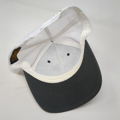 The Classics Yupoong Snapback Trucker Hat Gray OS Adjustable Mesh Back Blank