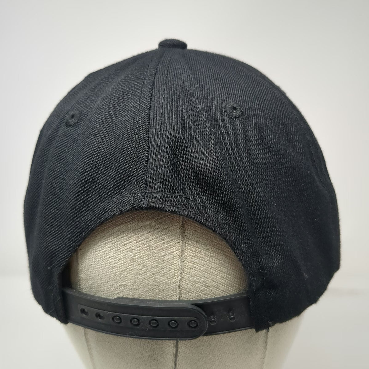 e by elidan Snapback Black OSFM Las Vegas Nevada Hat Gray Underbrim Flat Brim