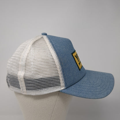 YETI Built For The Wild Trucker Hat Blue One Size Adjustable Mesh Back 6 Panel