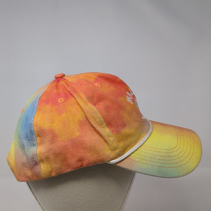 Malibu Snapback Rope Hat Multi One Size Adjustable Tie Dye Embroidered