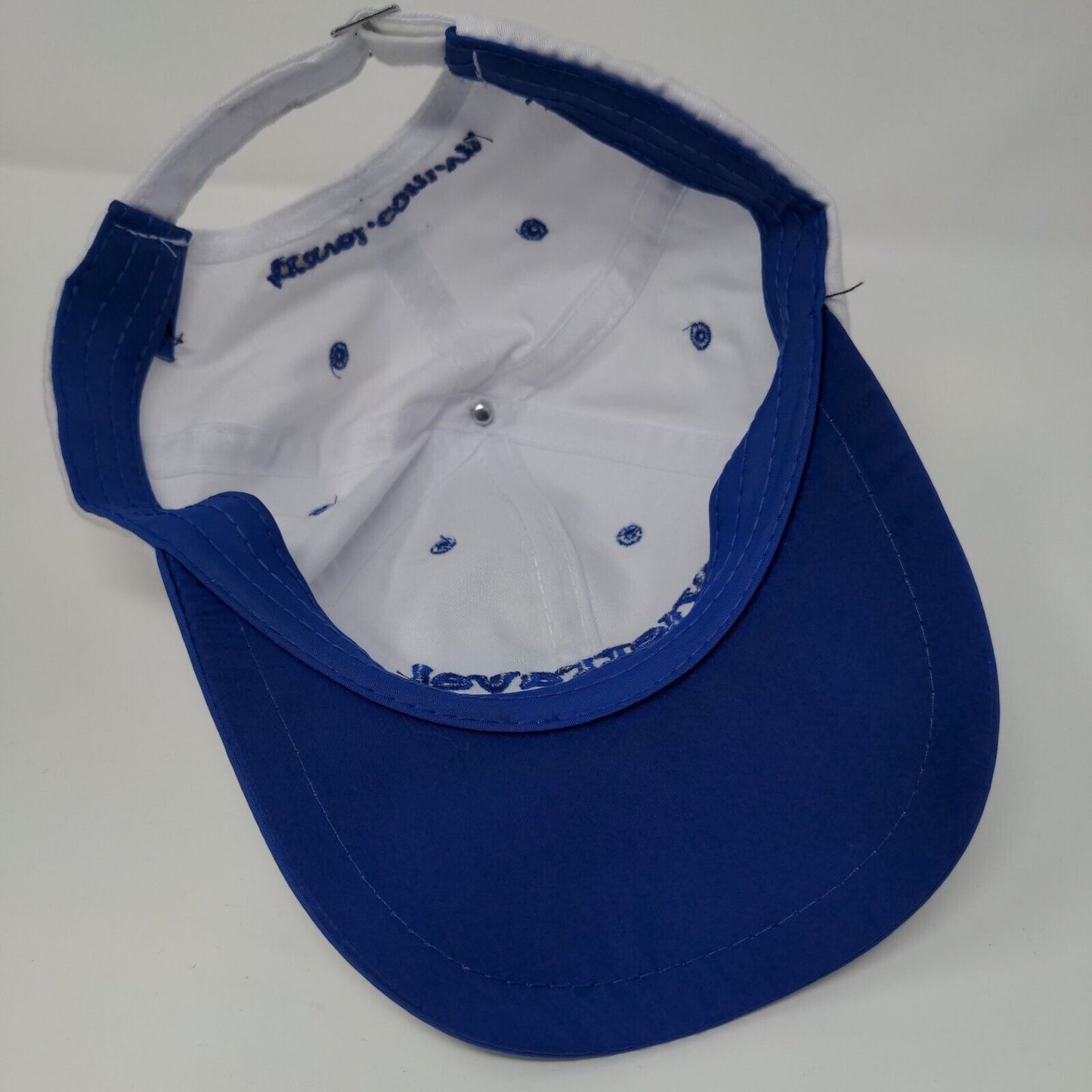 Vietravel Slideback Hat White OSFA Adjustable Embroidered 6 Panel