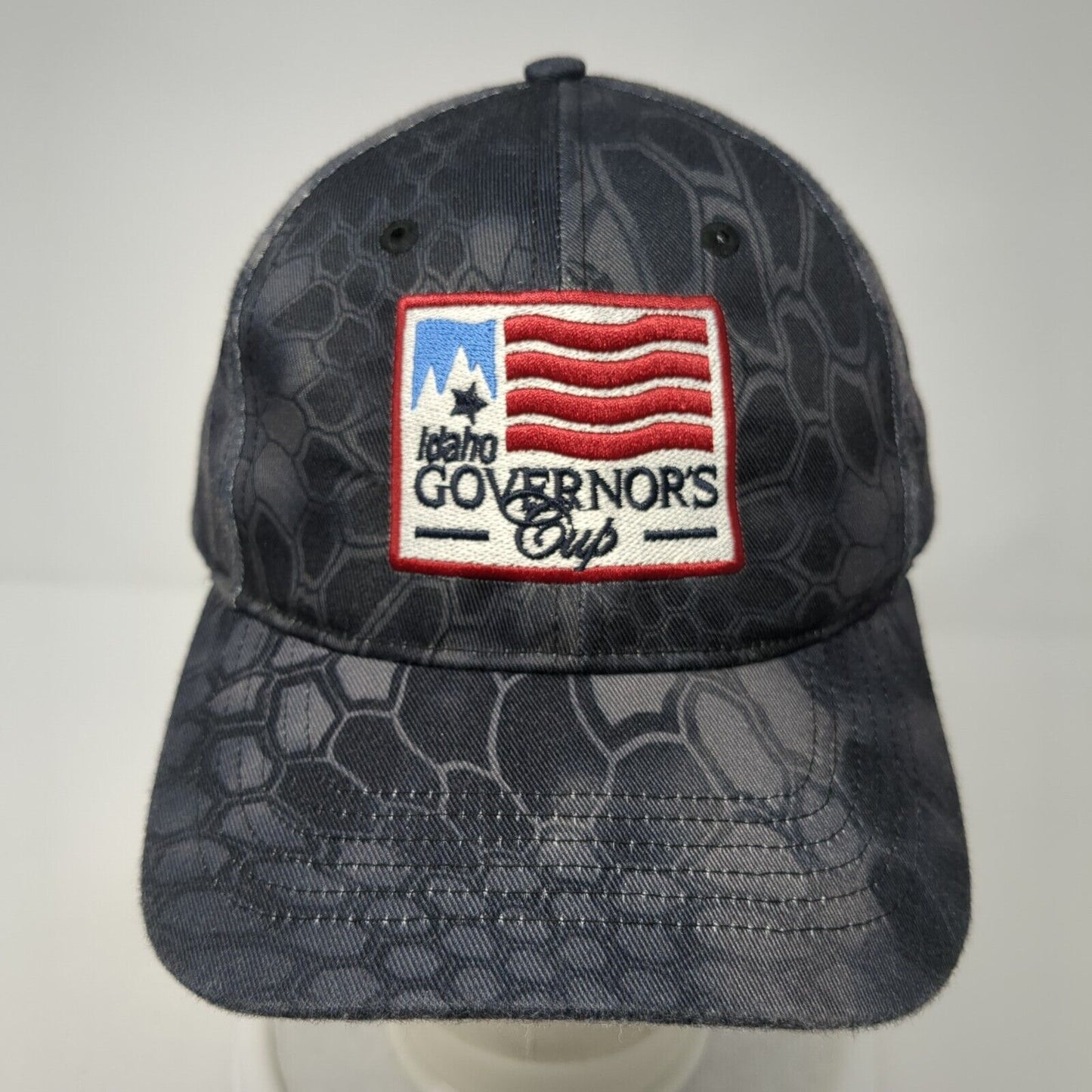Idaho Governor's Cup Strapback Hat Camouflage OS Adjustable Embroidered Kryptek