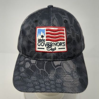 Idaho Governor's Cup Strapback Hat Camouflage OS Adjustable Embroidered Kryptek