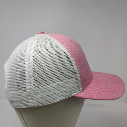 Big Accessories Trucker Hat Pink One Size Bicycle Moto Cross Mesh Snapback