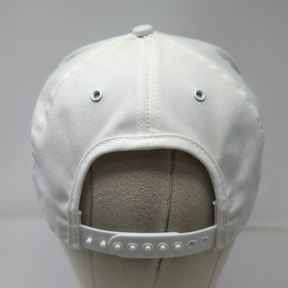 Kap King 5 Panel White Hat Snapback ABS Vandervegt Dairy Red Blue Rope Vintage