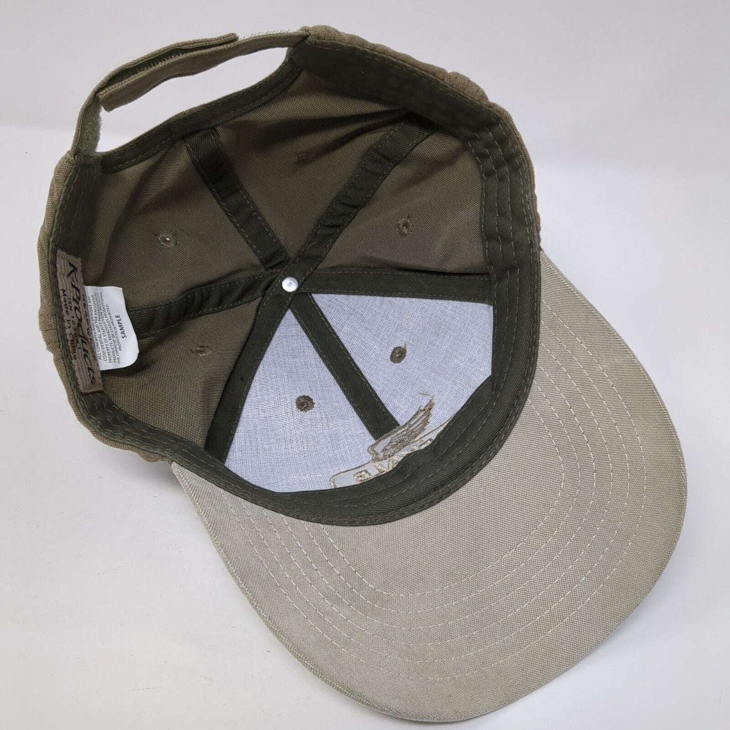 Dekalb Strapback Hat Brown One Size Adjustable Embroidered K-Products