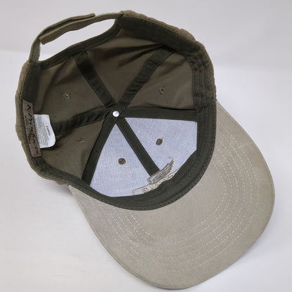 Dekalb Strapback Hat Brown One Size Adjustable Embroidered K-Products