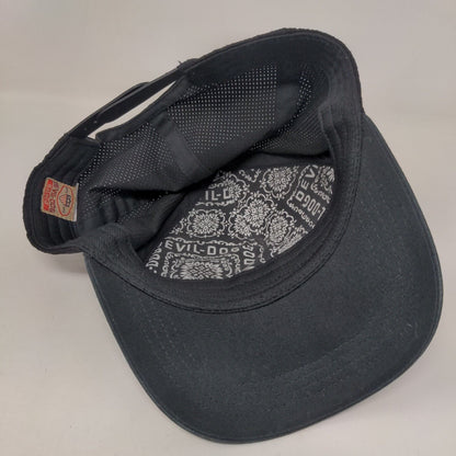 Devil-Dog Dungarees Patch Snapback Hat Black Camo OSFA Adjustable