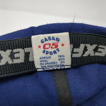 Casad Sport Fitted Hat Blue One Size Flexfit Solid 6 Panel Blank