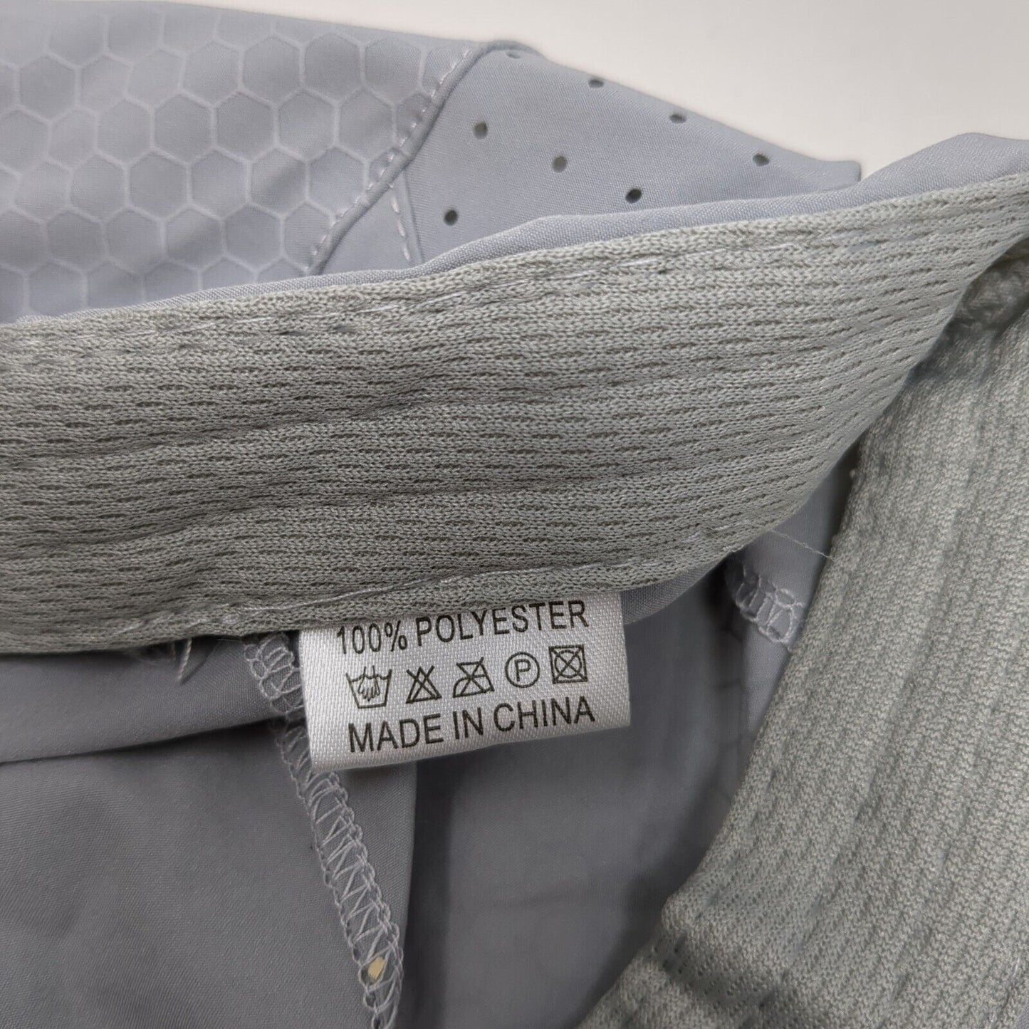 Narason Slideback Hat Gray One Size Adjustable Breathable Lightweight Polyester