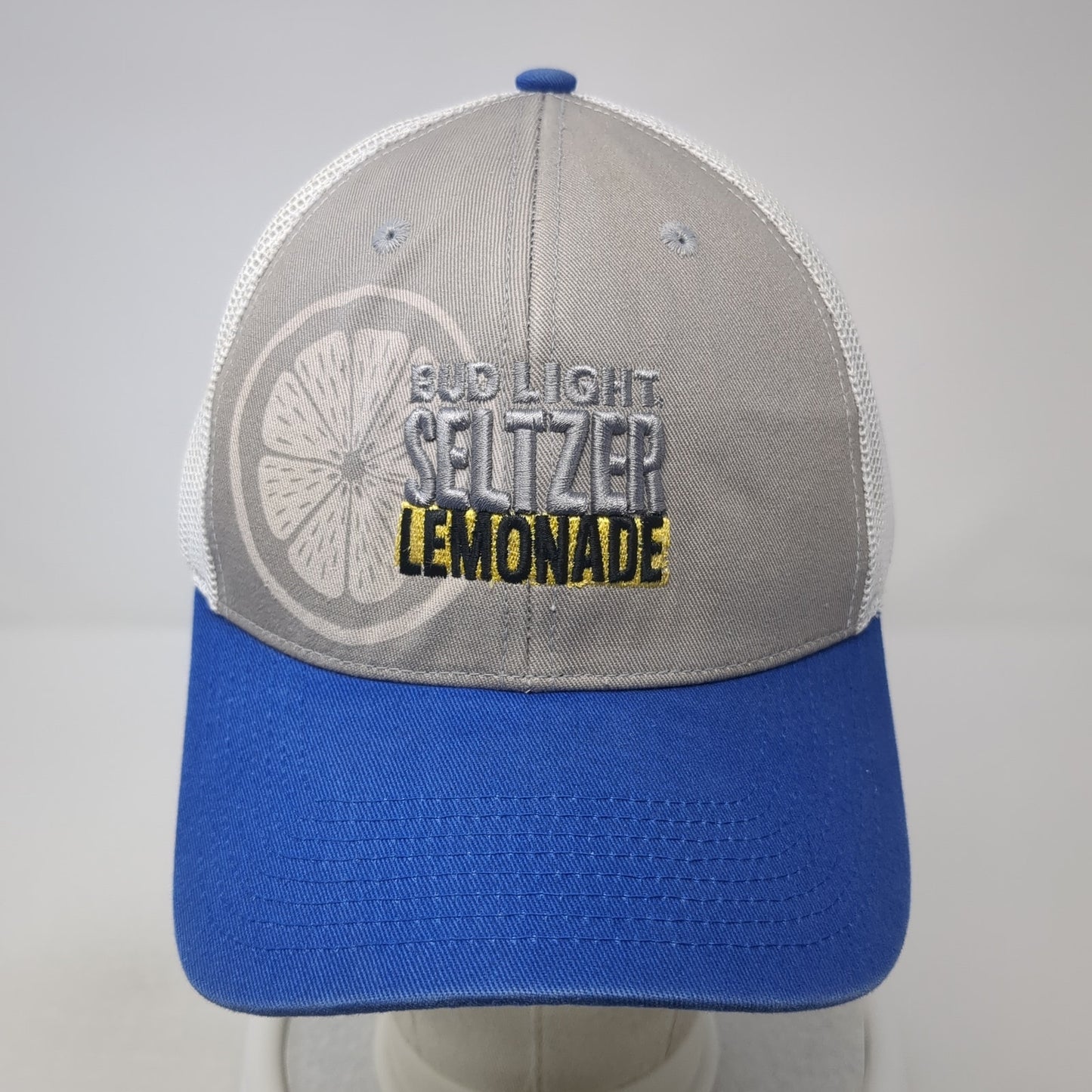 Bud Light Seltzer Lemonade Trucker Hat Multicolor One Size Adjustable Mesh Back