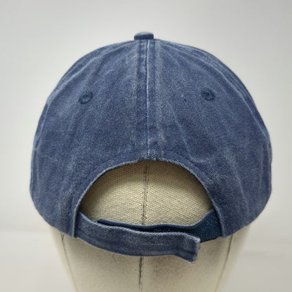 Team Beachbody 5 Panel Blue White Red One Size American Flag Frayed Washed Hat