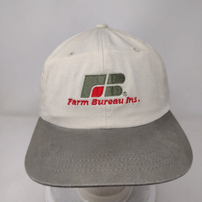 Farm Bureau Ins. Slideback Hat Multicolor One Size Adjustable 6 Panel Imperial