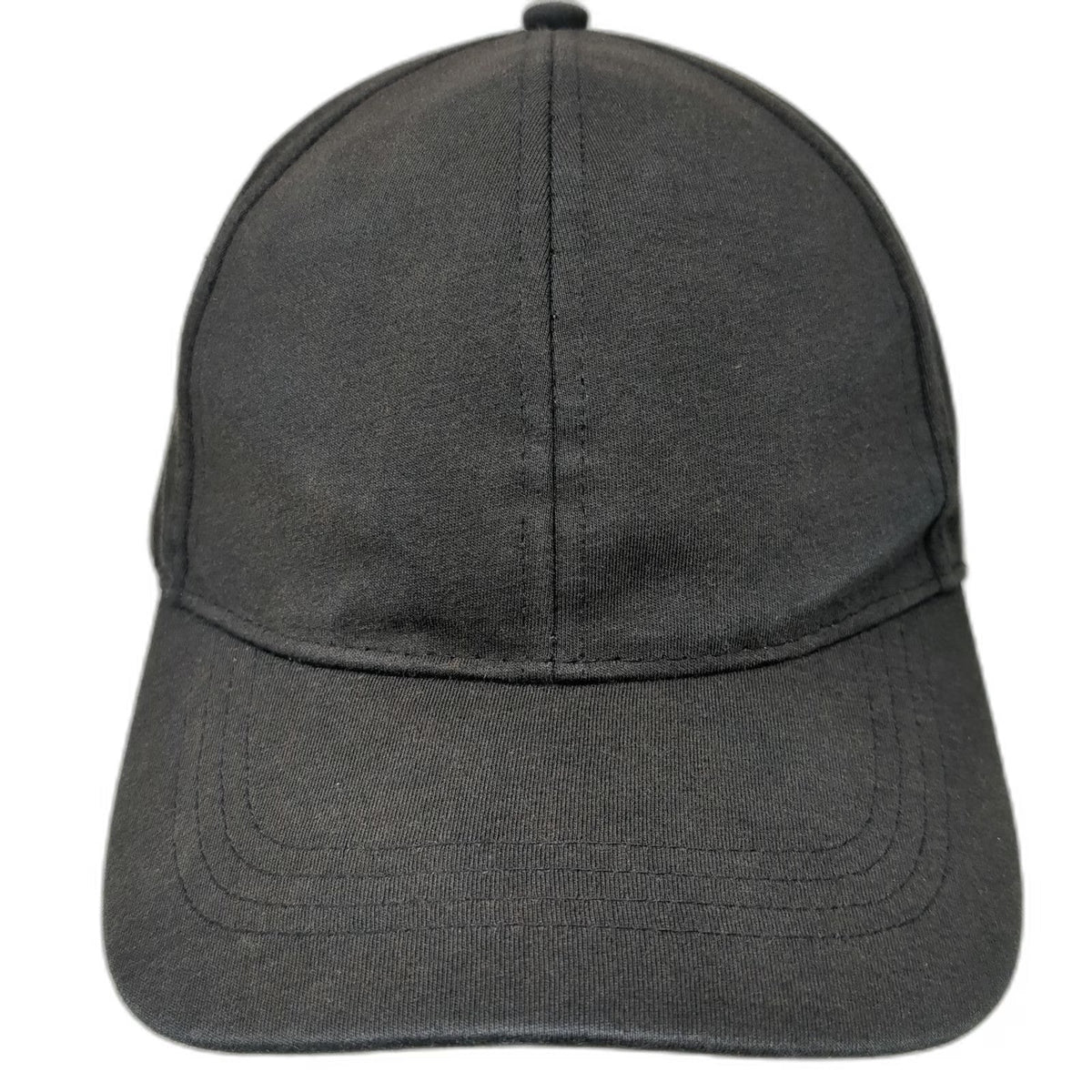 free press Baseball Cap Black One Size Strapback Solid Blank Hat Curved Brim