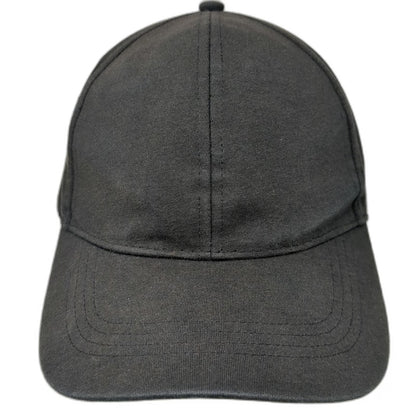 free press Baseball Cap Black One Size Strapback Solid Blank Hat Curved Brim