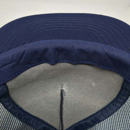 I/D/E/A inc Trucker Hat Blue One Size Houston Texas Pipeline Construction Mesh