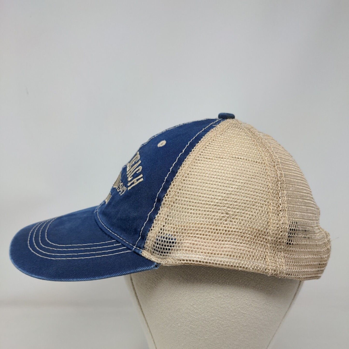 Madeira Beach Florida Snapback Mesh Back Trucker Hat Blue One Size Surf Style