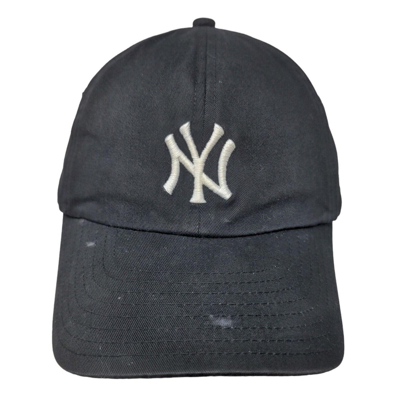 New Era Men's Slideback Hat Black OSFM Embroidered New York Yankees Logo