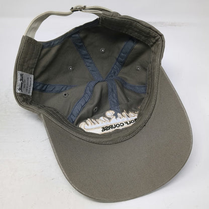 Town Talk Empire Ranch Golf Course Baseball Cap Brown One Size Slideback Hat