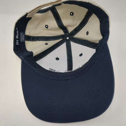 ECCoE Strapback Hat Beige One Size Adjustable Embroidered Hit Wear