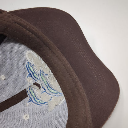 Ensenada Mexico Strapback Baseball Cap Brown One Size Adjustable Embroidered