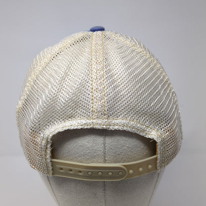 You Don't Scare Me I Have Kids Trucker Hat Blue OS Mesh Back Distressed Headmost