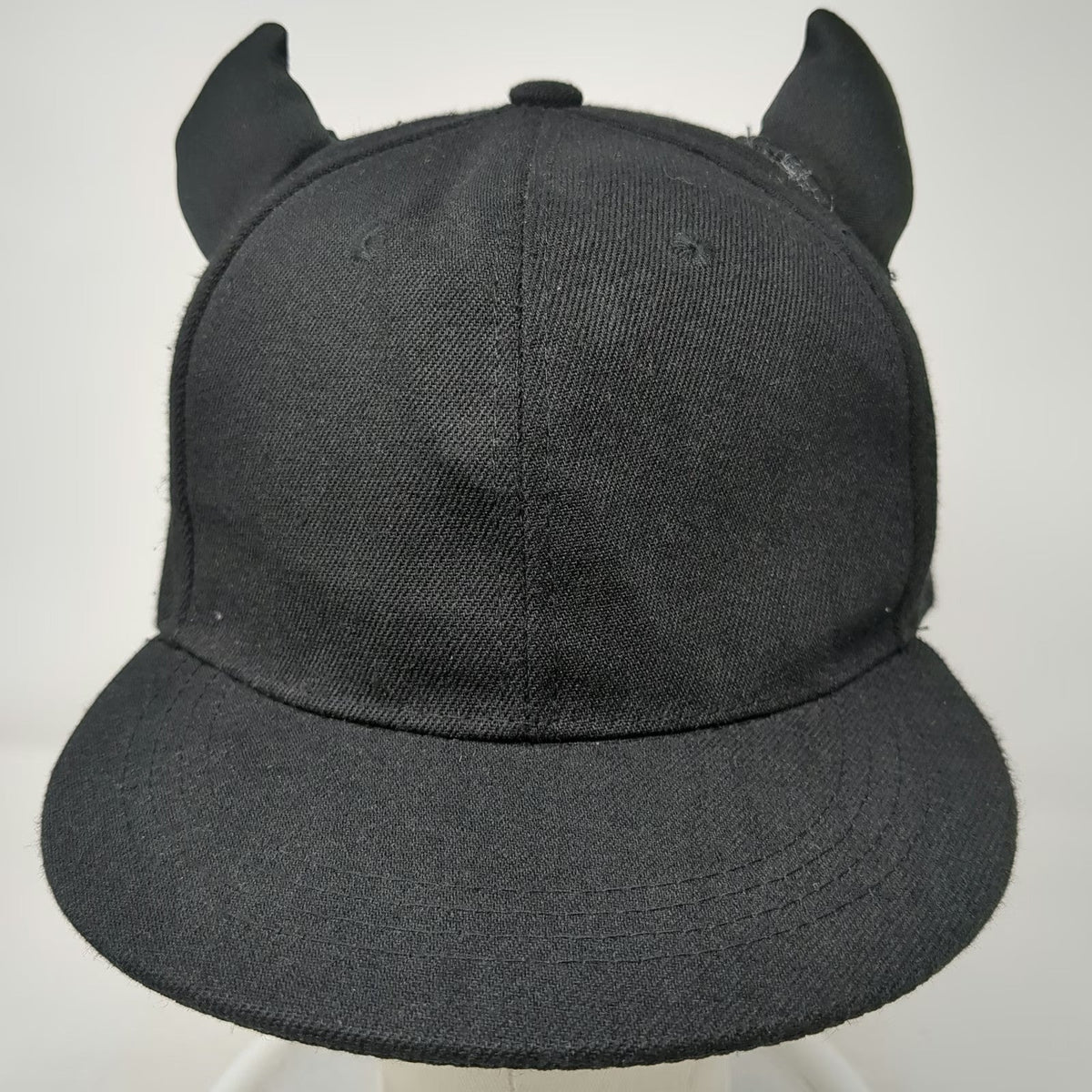 Snapback Black One Size Devil Horns Halloween Costume Cosplay Novelty Demon Hat