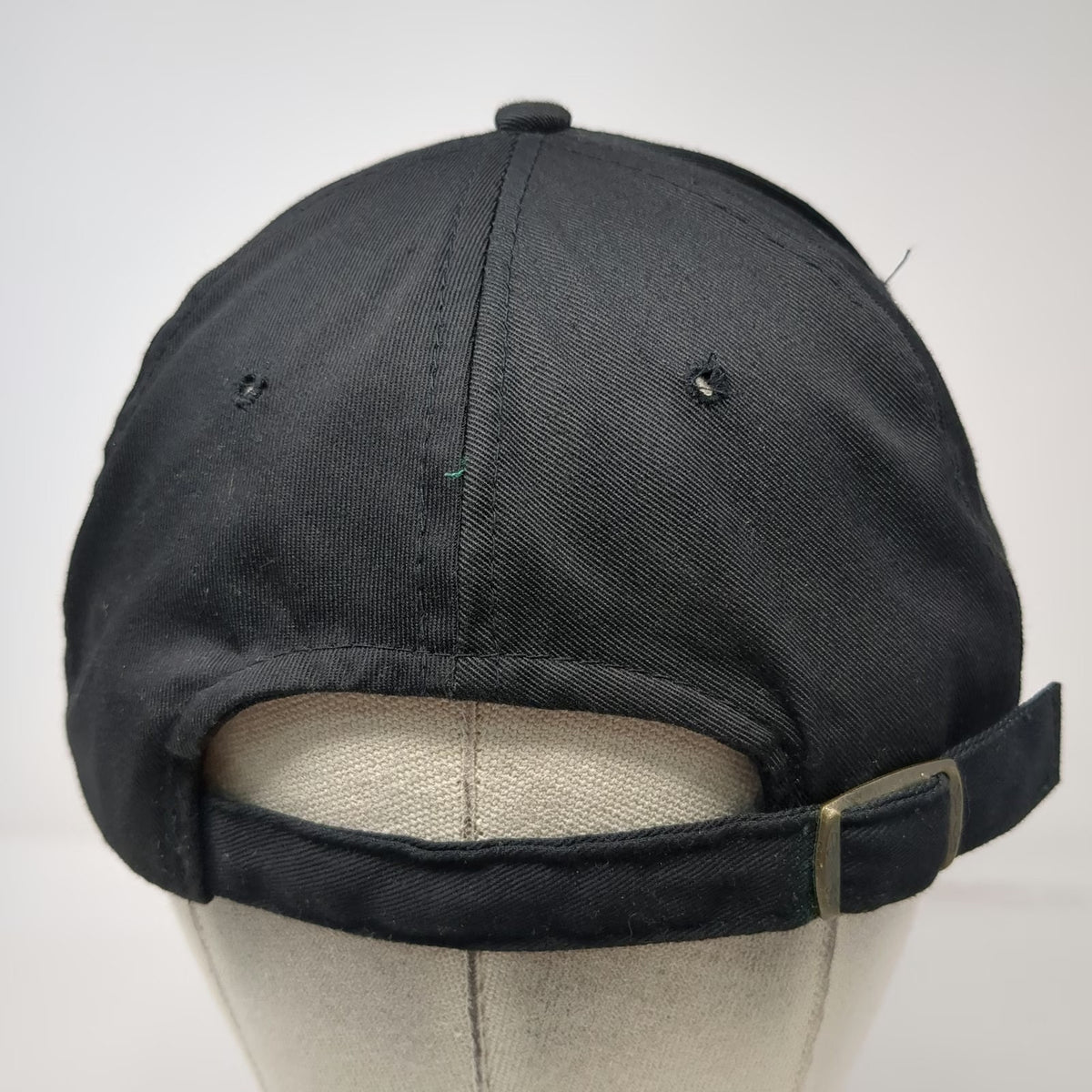 Adidas Baseball Cap Black White One Size Embroidered Trefoil Logo Adjustable Hat