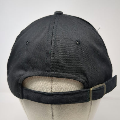 Adidas Baseball Cap Black White One Size Embroidered Trefoil Logo Adjustable Hat