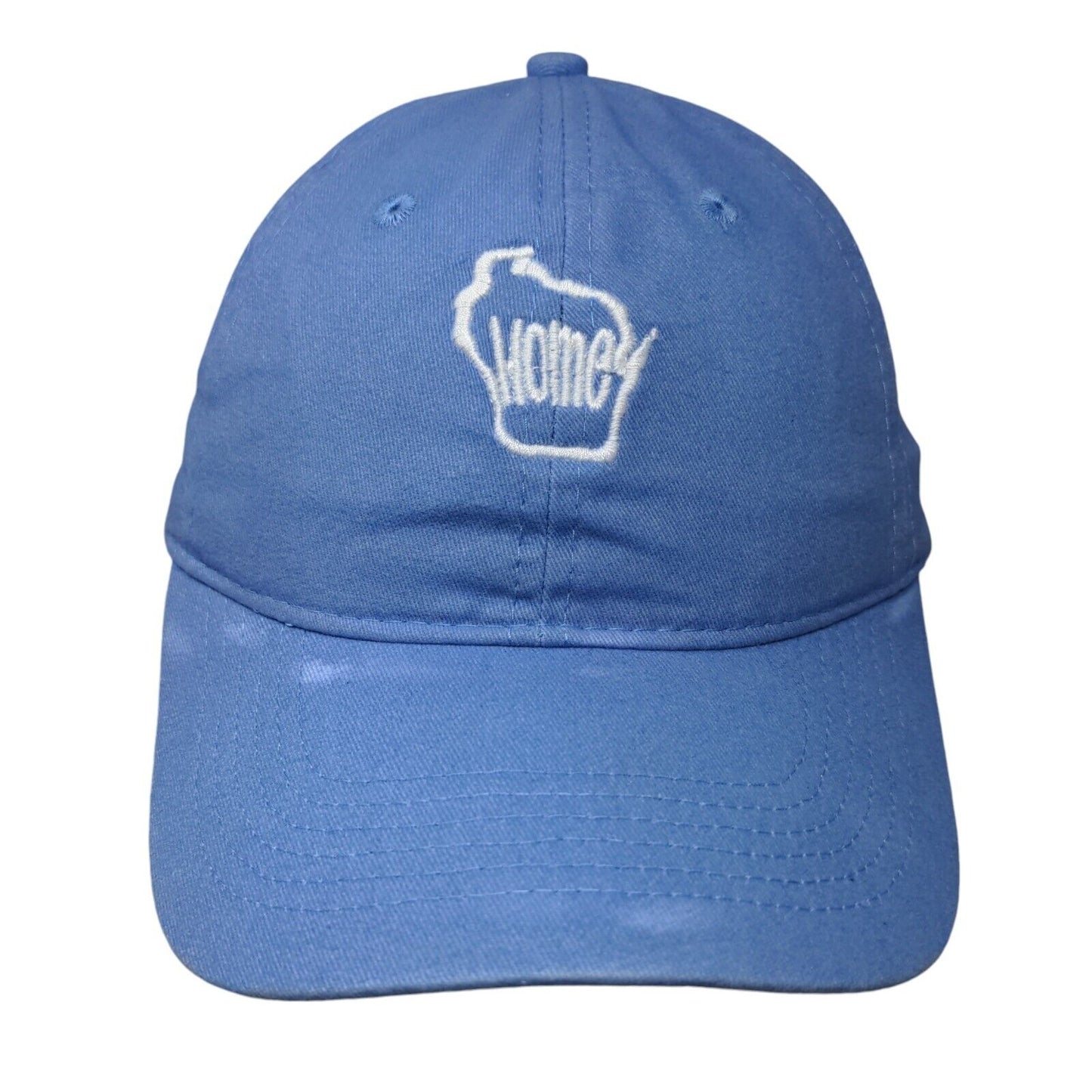 Home Slideback Hat Blue One Size Embroidered 6 Panel Port & Company