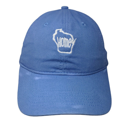 Home Slideback Hat Blue One Size Embroidered 6 Panel Port & Company
