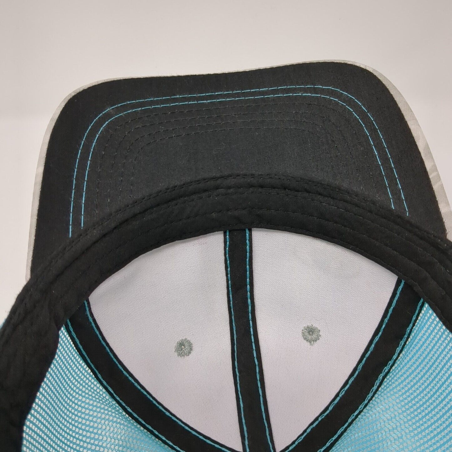 Mossy Oak Fishing Snapback Trucker Hat Ponytail Multi One Size Mesh Back