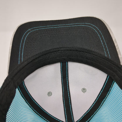 Mossy Oak Fishing Snapback Trucker Hat Ponytail Multi One Size Mesh Back