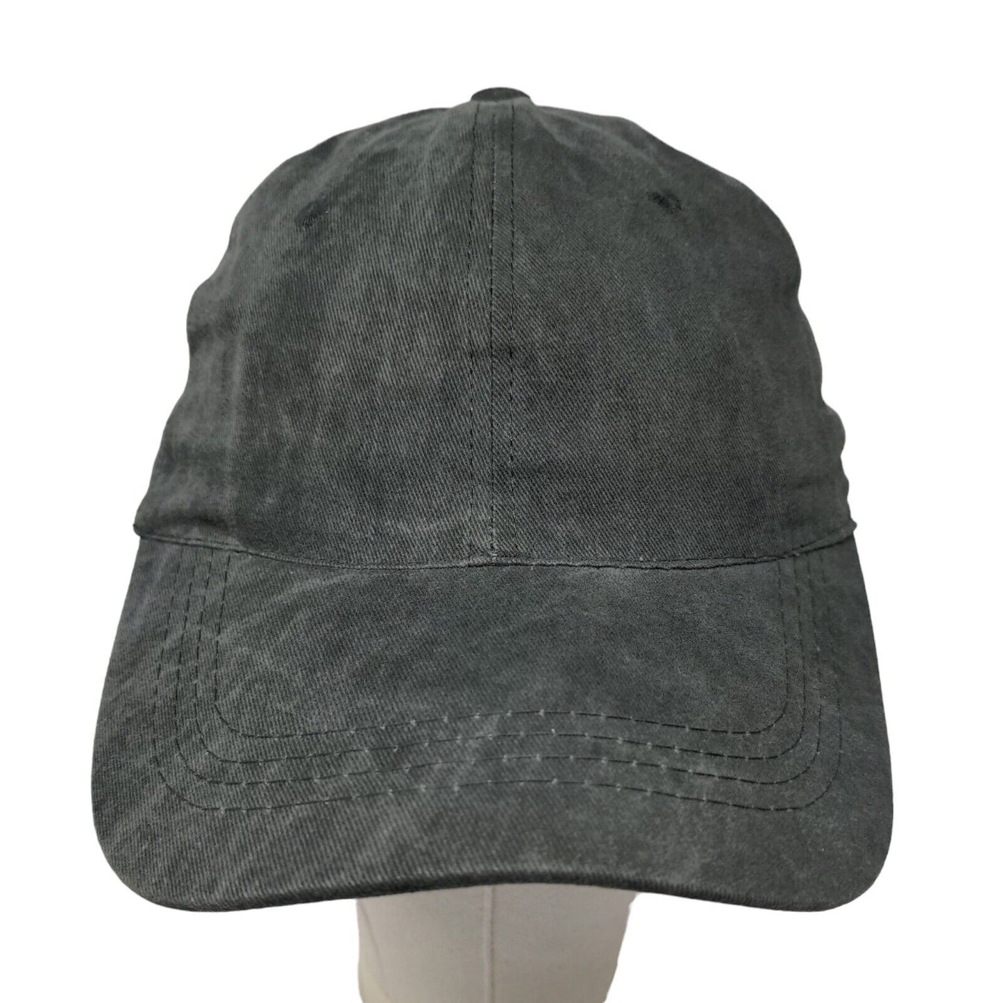 Unbranded Men's Slideback Hat Gray Adjustable Blank 100% Cotton